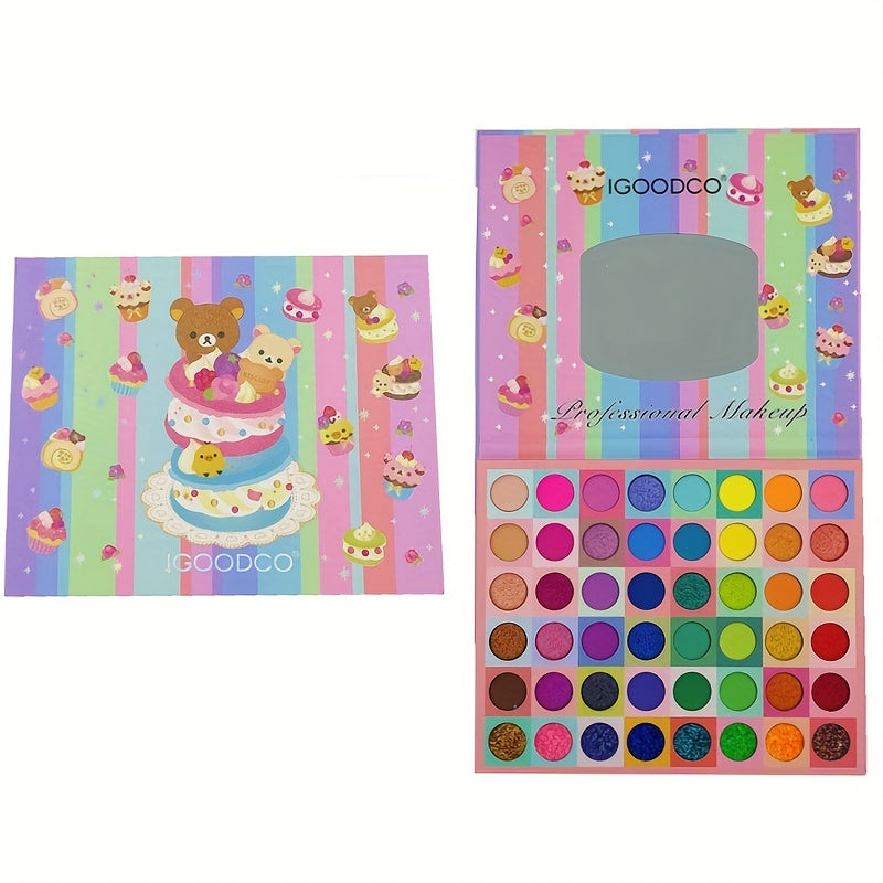 48 Colors Eyeshadow Palette Matte Shimmer Glitter Women's Daily Makeup Palette