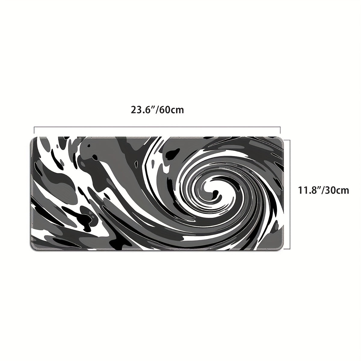 Waterproof Textured Mouse Pad with Non-Slip Rubber Base