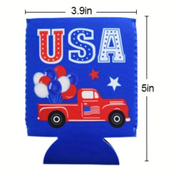 12pcs Pattern Insulated Beer Can Cooler Set for Various Events