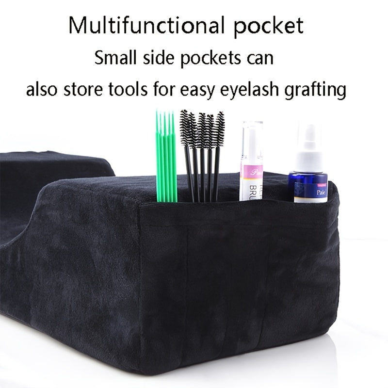 Soft Grafting Eyelash Pillow with Pocket