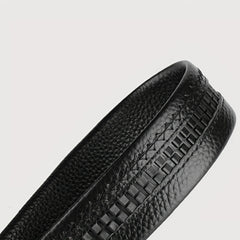 Top Layer Cowhide Men's Automatic Business Belt