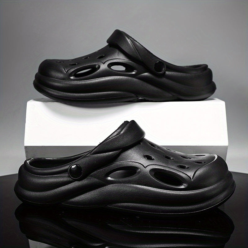 Men's Soft Closed Toe Sandals Walking Shoes