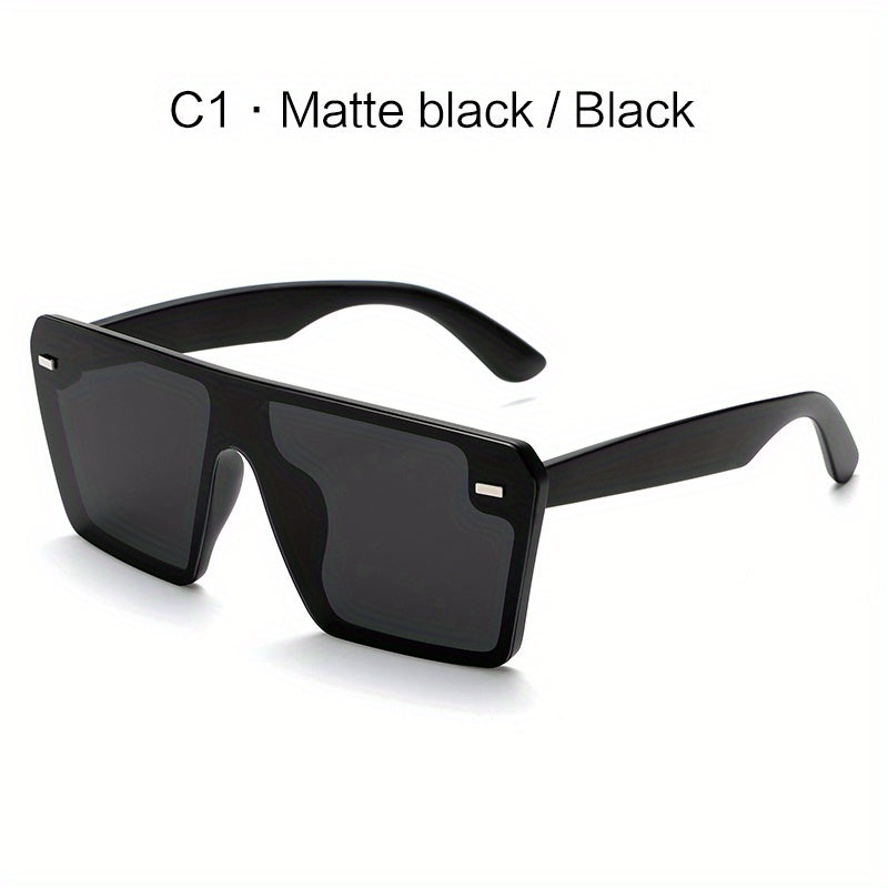 Men Square Frame Sunglasses UV Protection