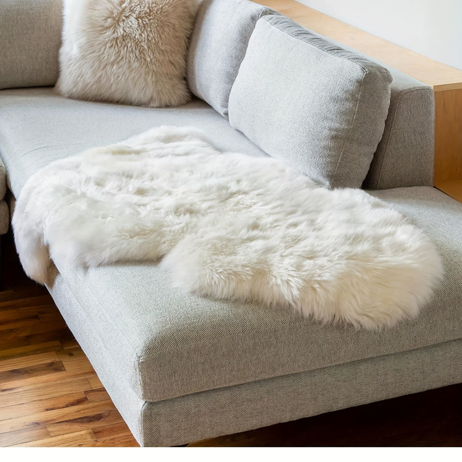 Modern Wool Cushion Plush Carpet for Living Room