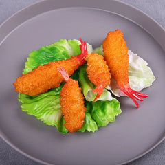 2pcs Realistic Japanese Tempura Shrimp Decor for Sushi Restaurant