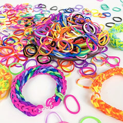 Rainbow Rubber Band Set - DIY Hair Accessories Jewelry Making