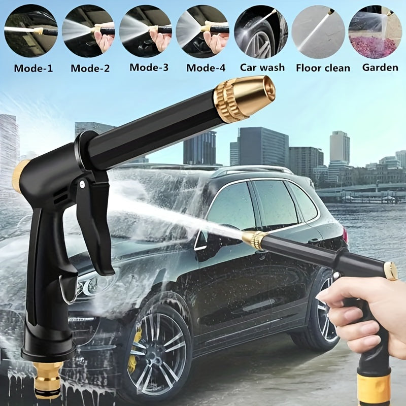 High Pressure Water Hose Nozzle Long Spray Nozzle Garden Washer