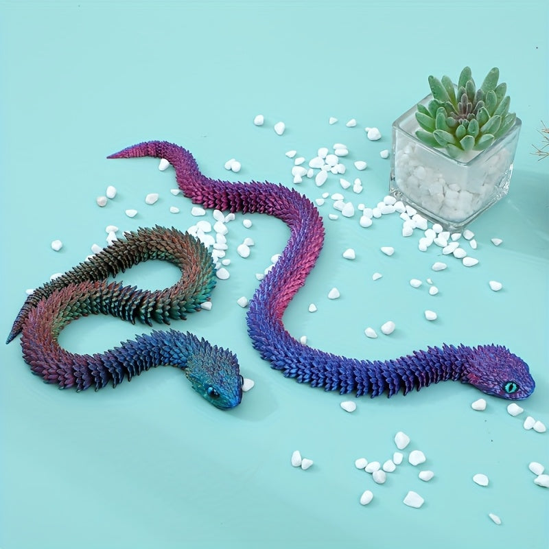 3D Cobra Snake Craft Year Gift Valentine's Gift Random Color Random Eye