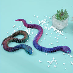 3D Cobra Snake Craft Year Gift Valentine's Gift Random Color Random Eye