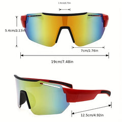 Y2K Sports Sunglasses Wrap Around Shield UV400