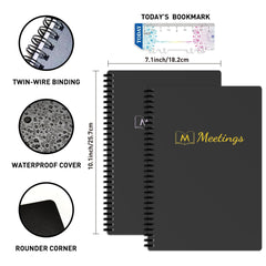 Meeting Notebook For Work Action Items Planner Office Business Notes Organizer