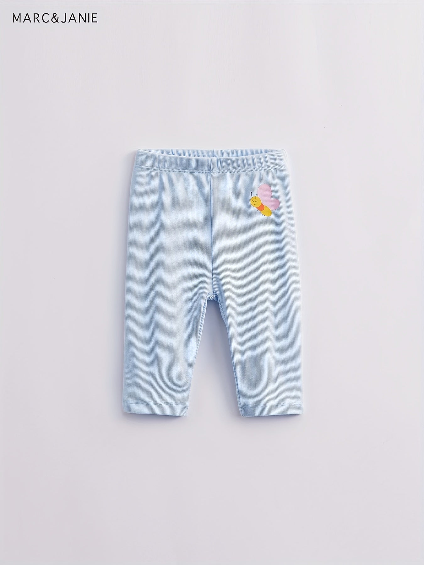 Girls Summer Cropped Leggings Assorted Colors Elastic Knit Pants