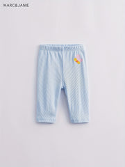 Girls Summer Cropped Leggings Assorted Colors Elastic Knit Pants