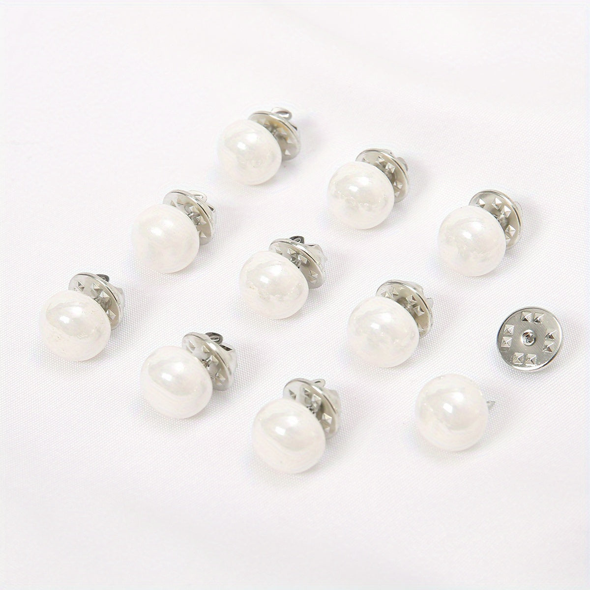 10pcs Scarf Pins Shirt Brooch Lapel Pins Women Hijab Clip Cardigan Sweater
