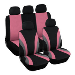 9pcs Tri Mosaic Pattern Car Seat Cover