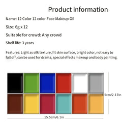 Halloween Dark Makeup Painting Body and Face Cream