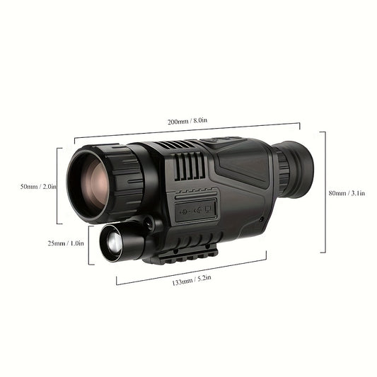 NV300 Night Vision Monocular 8x Digital Zoom Infrared Device USB Charging