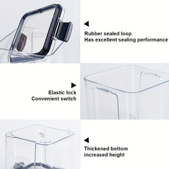 Clear Airtight Food Storage Containers with Lids for Fresh Keeping