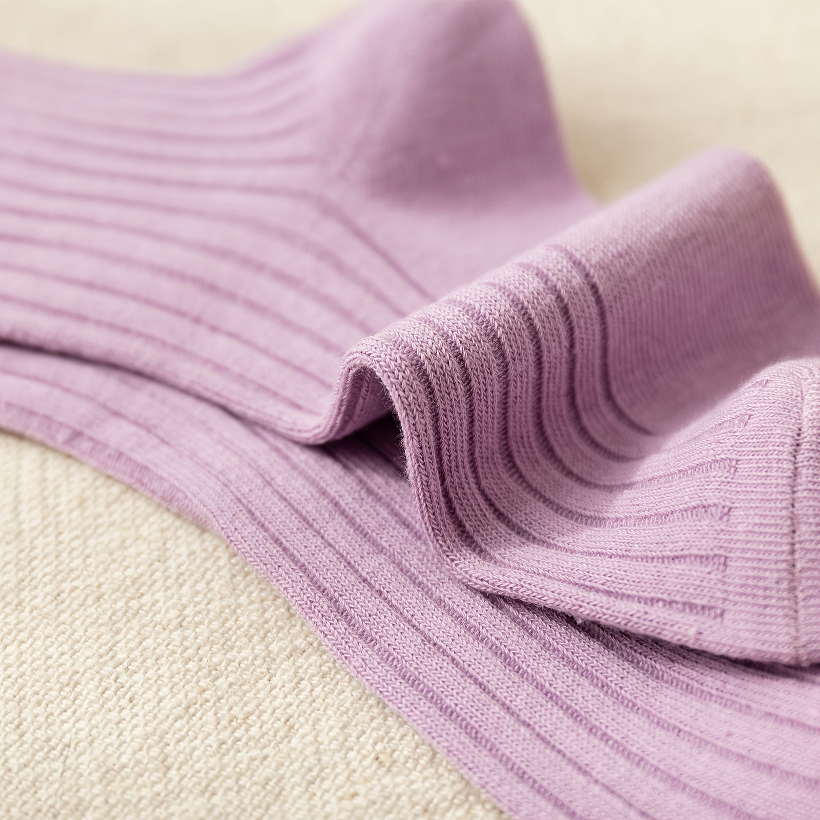 2 Pairs Striped Mid Tube Socks Crew Length Stockings Women's Hosiery