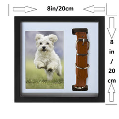 Pet Memorial Photo Frame Collar Frame for Dogs