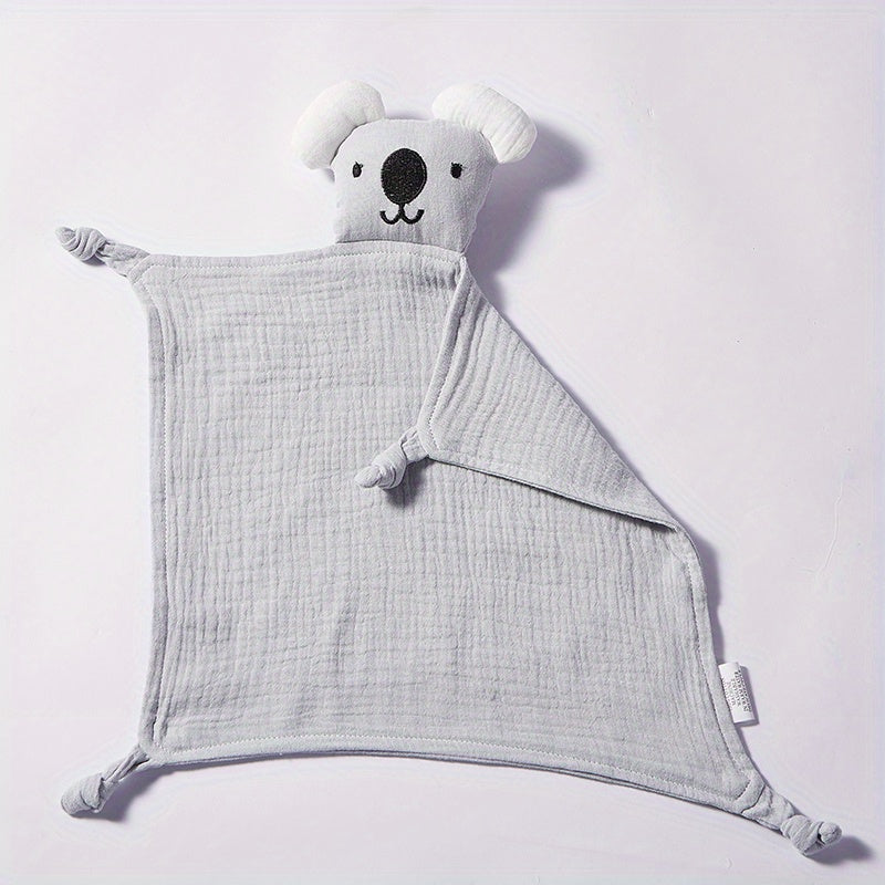 Baby Koala Comfort Towel, 100% Cotton Green Grey