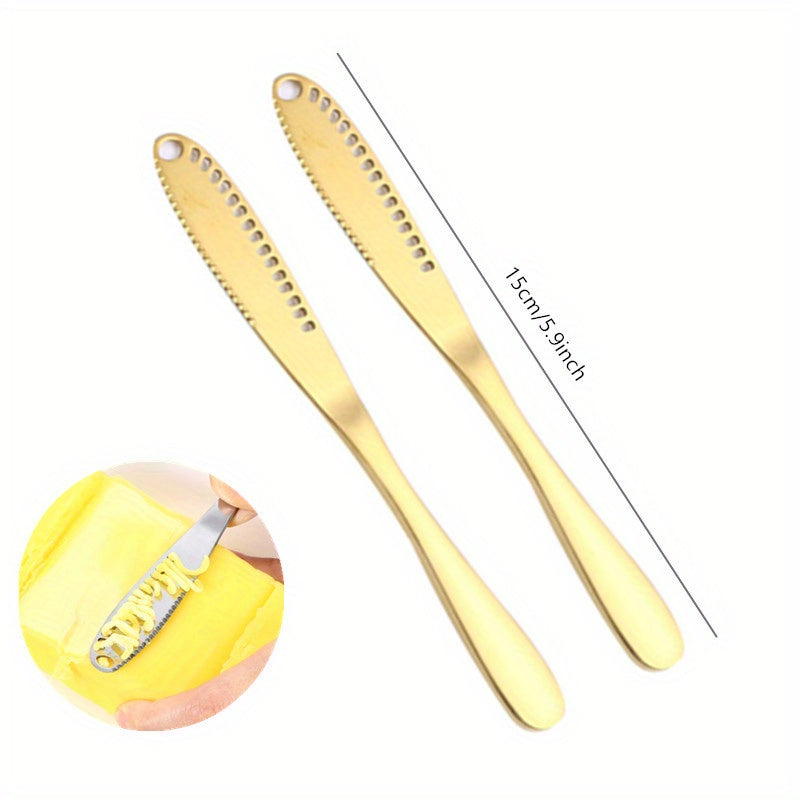 2pcs Butter Spreader 3-in-1 Ultra Wide Professional Butter Spatula