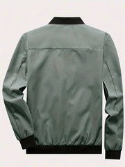 Men's Lightweight Windbreaker Jacket Zip Up Coat