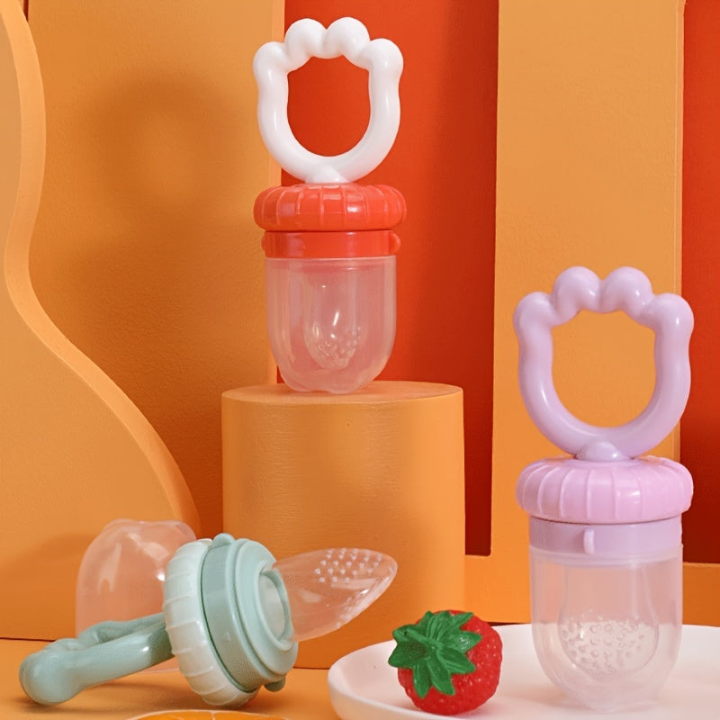 Baby Silicone Mesh Bag for Fruit & Vegetable Eating, Cat Claw Shape Pacifier