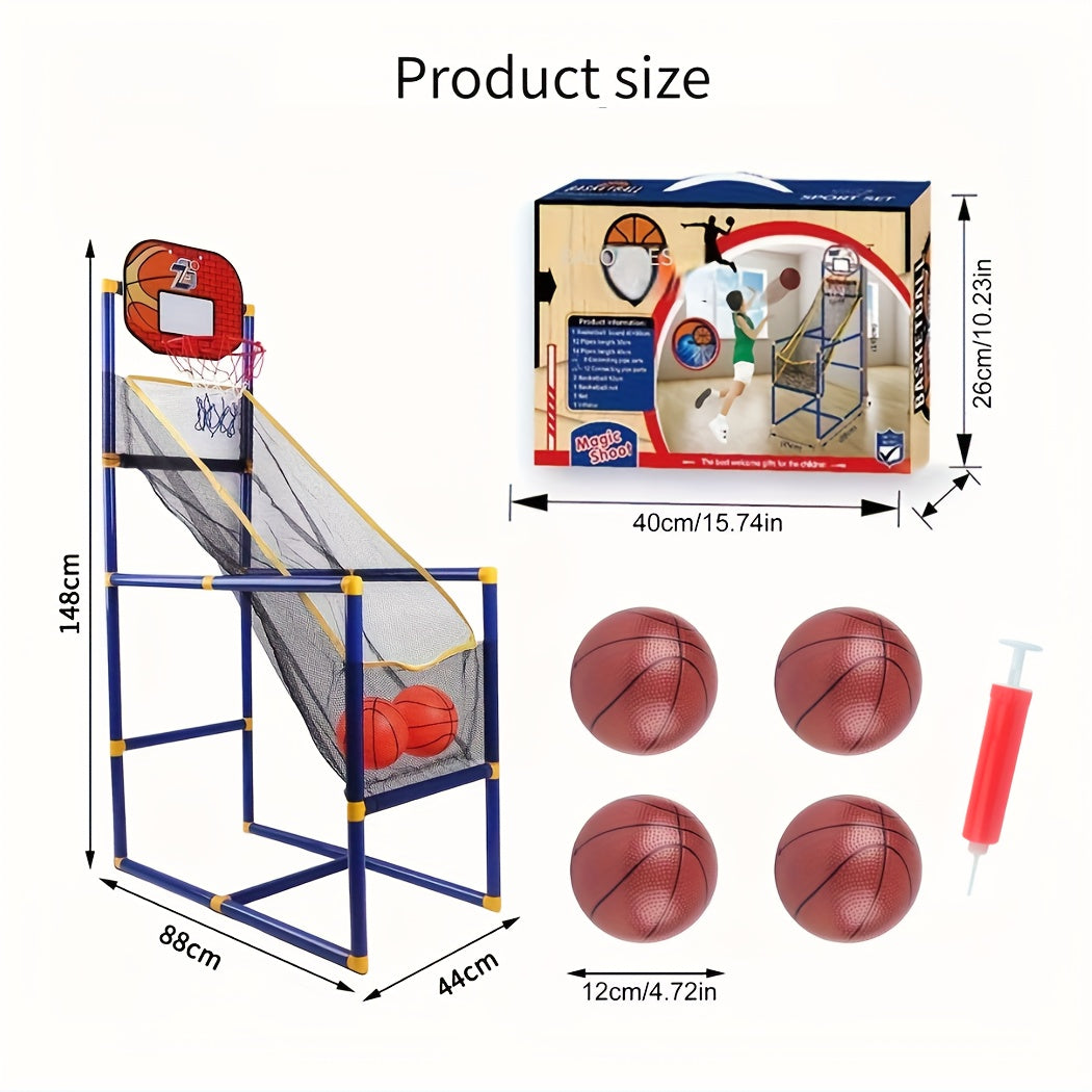 Youth Basketball Competition Inflator 4 Balls