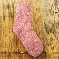 Solid Print Women's Mid Tube Socks