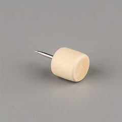30pcs Creative Wooden Pattern Nail Press Nail Soft Woodworking Word Nail