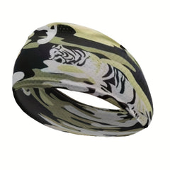 Men's Sports Hair Bands Camouflage Stretch Headband