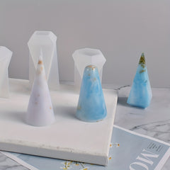 Irregular Cone Silicone Mold DIY Epoxy Resin Candle Aromatherapy Making
