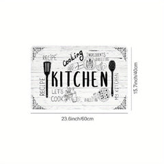 Soft Flannel Anti Fatigue Kitchen Mat Gothic Room Decor 16x48 Inches