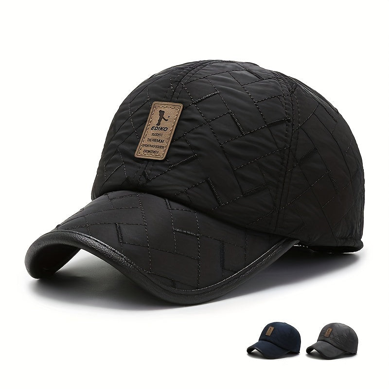 Men's Winter Windproof Baseball Cap Outdoor Ear Protection Hat