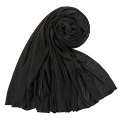 Solid Bandana Women Sweater Bandana Scarf Long Turban Head Wrap