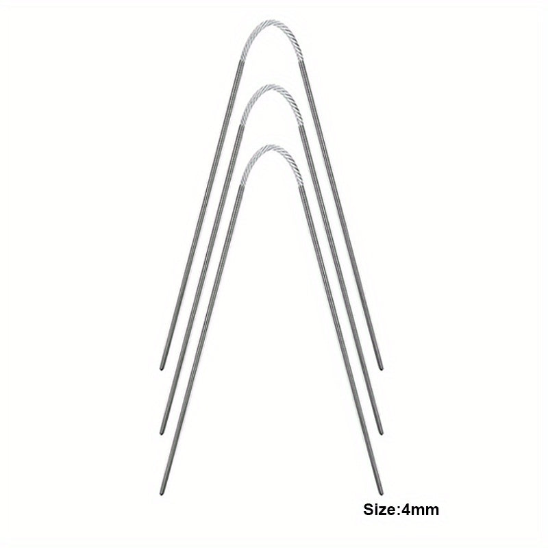 3pcs Stainless Steel Knitting Needle DIY Hand knitting Tools Sweater Small Croch