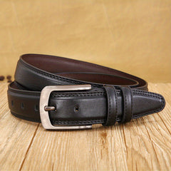 Men's Leather Business Belt for Jeans Pants