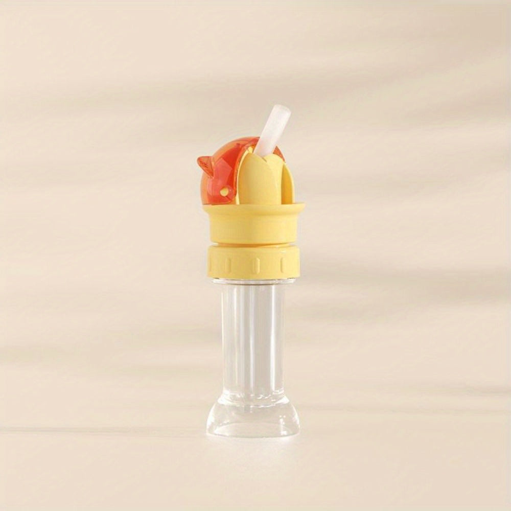 Spill-Proof Baby Water Bottle Cap with Straw