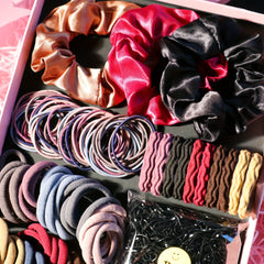 Hair Accessories Set Rubber Band Hair Tie Scrunchie Set