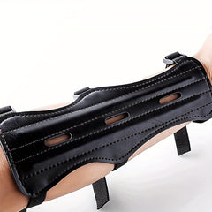 Adjustable Arm Guard with 3 Straps for Archery Training