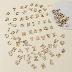 100pcs Wooden Letters Alphabet Letters For Crafts Unfinished Wood Letters