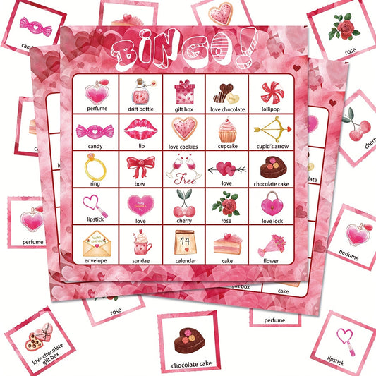 Valentines Game Cards Party School Games Love Family Entertainment