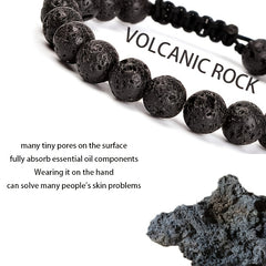 Natural Healing Power Gemstone Beads Adjustable Bracelet