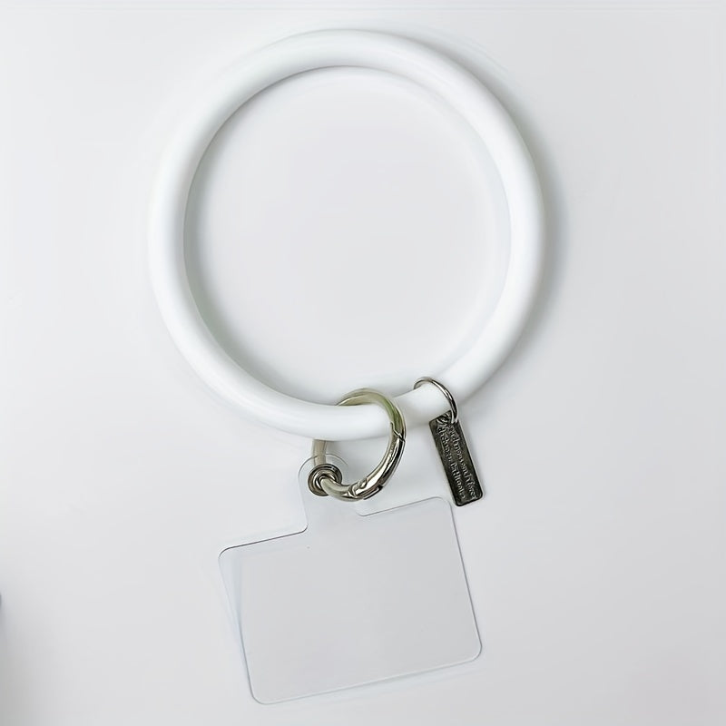Fashionable Anti Lost Silicone Bracelet Keychain for Phones