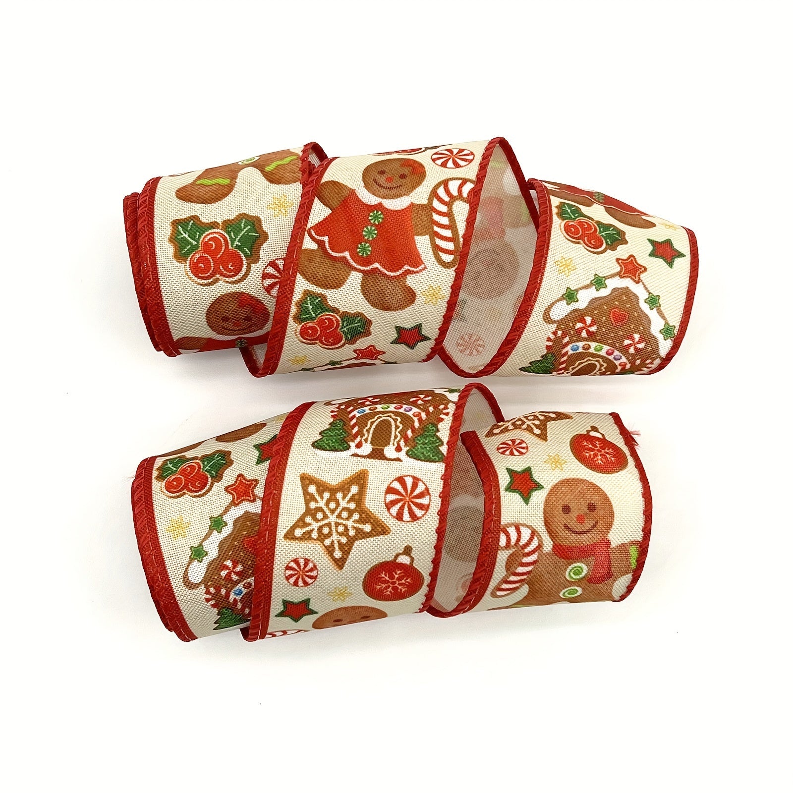 Christmas Ribbon Gingerbread Holiday Decor DIY