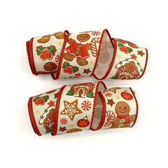 Christmas Ribbon Gingerbread Holiday Decor DIY