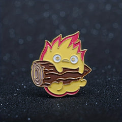 Cartoon Oil Dripping Brooch, Unique Clothing Accessory
