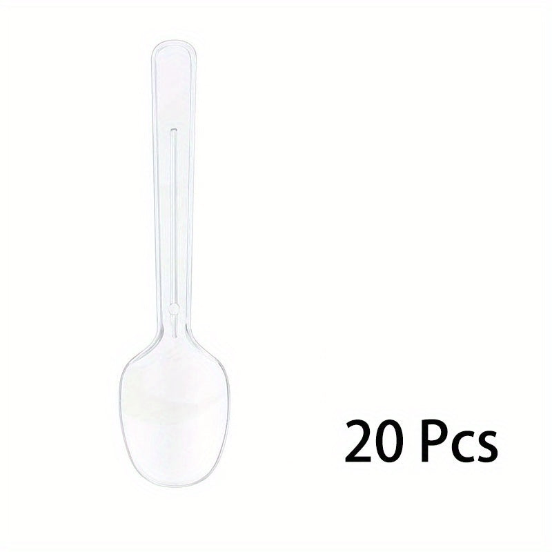 40 Pcs Square Dessert Cup Clear Mousse Cup 5oz With Lids Spoon