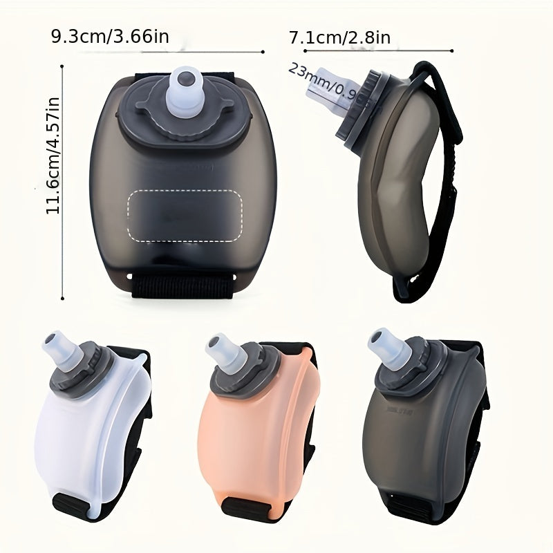 Transparent Mini Wrist Water Bottle Leakproof Portable Squeezed Water Cup